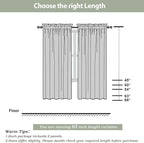 OWENIE Light Purple Sheer Curtains 63 inch Length 2 Panels Set, Rod Pocket - Image 8