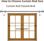 SMODBRODRE Curtain Rods for Window 32 to 120 - Image 5