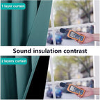 NICETOWN Complete 100% Blackout Curtain Set, Thermal Insulated & Energy - Image 4