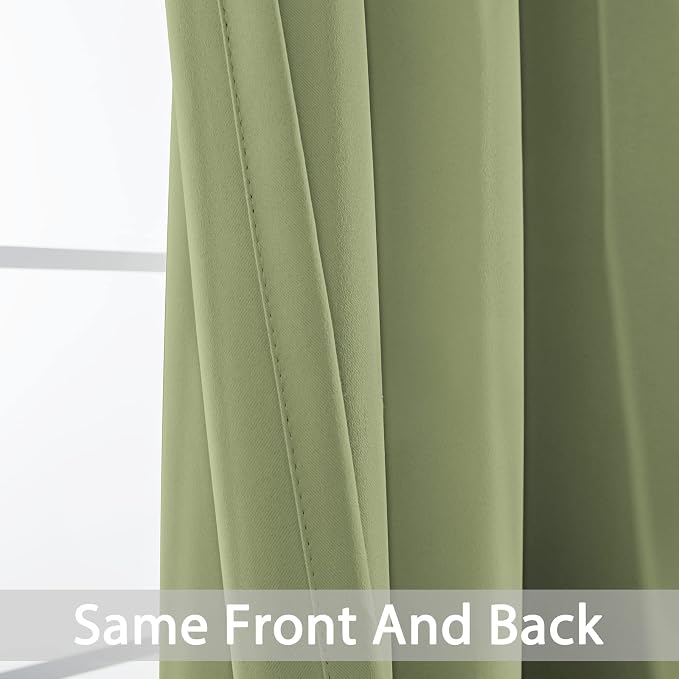Yakamok Blackout Curtains Room Darkening Thermal Insulated Window Panels - Image 5
