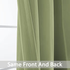 Yakamok Blackout Curtains for Bedroom, Thermal Insulated Blackout Grommet Top - Image 6