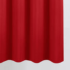 LEMOMO Blackout Curtains 66 x 54 Inch Long Bright Red Curtains Set of 2 Panels - Image 8