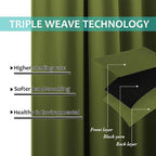 NICETOWN 100% Blackout Short Curtains - Image 6