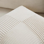 Fancy Homi 2 Packs Cream Decorative Throw Pillow Covers 16x16 Inch - Image 3