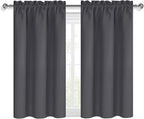 DWCN Blackout Curtains for Bedroom 54 Inch Length 2 Panels Set, Solid Thermal - Image 9