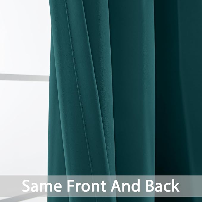 Yakamok Blackout Curtains for Bedroom 2 Panels Set 84 Inch Length Thermal - Image 3