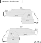Easy-Going L Shape Sofa Slipcover - Image 6