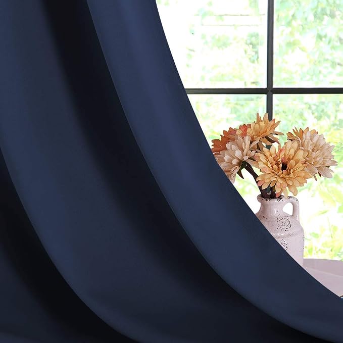 NICETOWN Blackout Curtain Panels, Window Treatment Energy Saving Thermal - Image 6