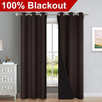 NICETOWN High End Thermal Curtains, Full Blackout Curtains 84 inches Long - Image 2