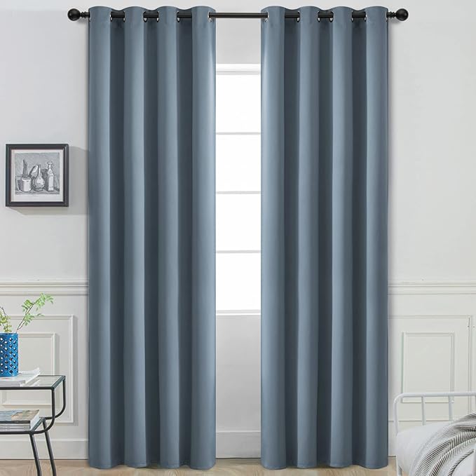 Yakamok Blackout Curtains Room Darkening Thermal Insulated Window Panels by Yakamok