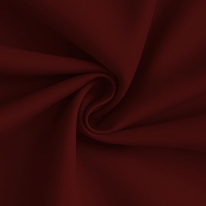 Yakamok 100% Blackout Curtain Panels 63 inches Cold and Light Blocking Drapes - Image 3