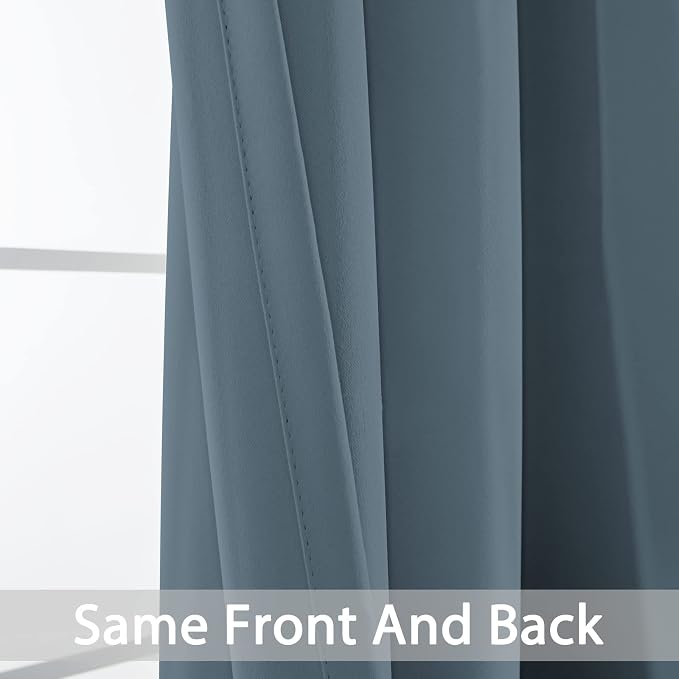 Yakamok Blackout Curtains Room Darkening Thermal Insulated - Image 5