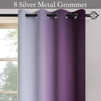 SimpleHome Ombre Room Darkening Curtains - Image 4