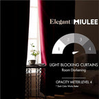 MIULEE Blackout Room Darkening Curtains Thermal Insulated Black Out Drapes - Image 2