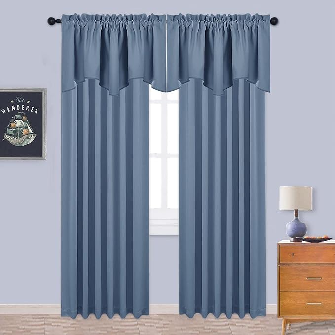 NICETOWN Blackout Curtain Valance - Image 5