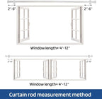 Standard Decorative Window Curtain Rods 30 to 116 Inch, 5/8 Inch Diameter Small - Image 6