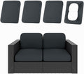 hyha 4Pcs Patio Cushion Covers, Stretch Outdoor Couch Cushion Covers, Washable by hyha