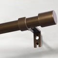 IFELS Heavy Duty Curtain Rods for Windows 48 to 84 Inch, 1 Inch Bronze Curtain by IFELS