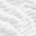 BEDELITE Fleece Blanket Twin Size – 3D Ribbed Jacquard Soft and Warm Decorative - Image 3