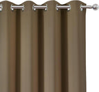 LEMOMO Brown Thermal Blackout Curtains/52 x 72 Inch/Set of 2 Panels Room - Image 6