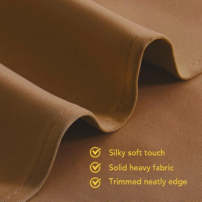 NICETOWN Bedroom Curtains Blackout Drapery Panels, 2 Panels, 70 x 72 inches - Image 5