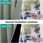 NICETOWN 100% Blackout Window Curtain Panels, Heat and Full Light Blocking - Image 4