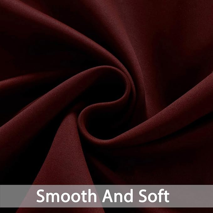 Yakamok Blackout Curtains for Bedroom, Thermal Insulated Blackout Window - Image 5