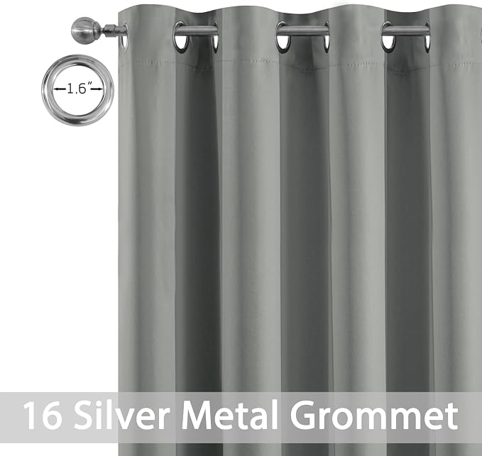 Yakamok Blackout Patio Curtains 100x84 Inches - Image 3