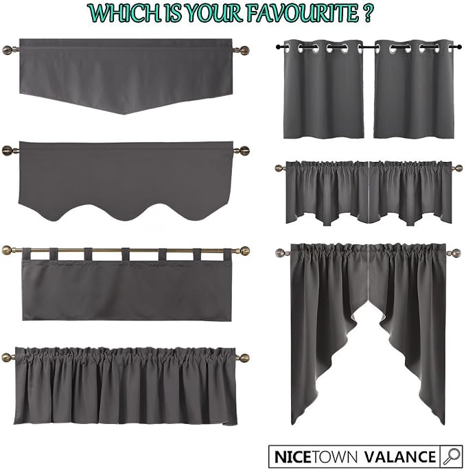 NICETOWN Window Valances Curtains - Image 7