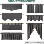 NICETOWN Window Valances Curtains - Image 7
