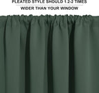 RYB HOME Blackout Curtains for Bedroom Living Room 72 inches Long, Thermal - Image 6