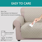 U-NICE HOME Futon Sofa Covers Reversible Sofa Slipcover Armless Cover Furniture - Image 5