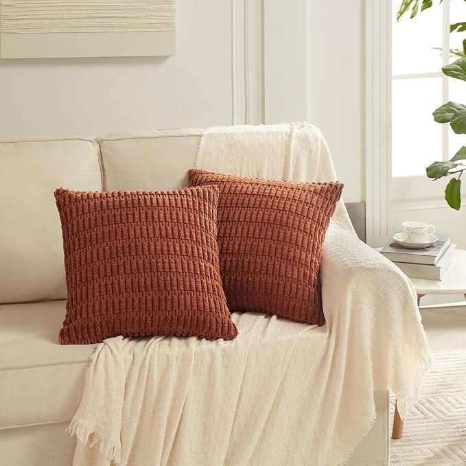 Fancy Homi 4 Packs Fall Boho Long Lumbar Decorative Throw Pillow Covers 12x24 - Image 6