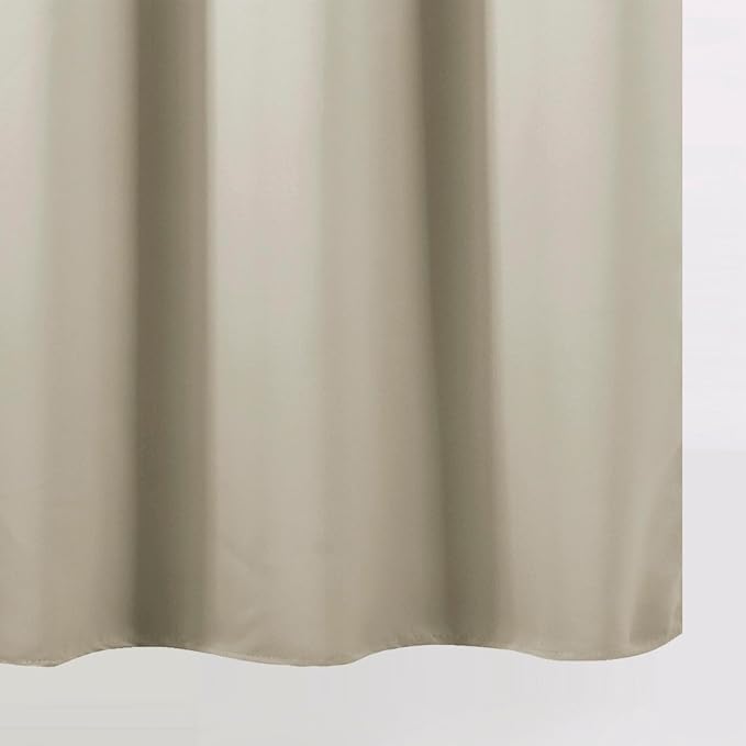 LEMOMO Blackout Curtains 66 x 72 Inch Long Light Beige Curtains Set of 2 Panels - Image 8