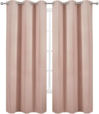 LEMOMO Blush Thermal Blackout Curtains/38 x 84 Inch/Set of 2 Panels Room - Image 2
