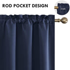 DWCN Blackout Curtains Room Darkening Thermal Insulated Bedroom Curtains Window - Image 4