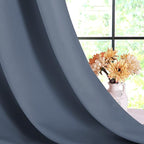 NICETOWN Thermal Insulated Curtains Blackout Draperies, Window Treatment Solid - Image 2