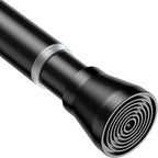 AIZESI Black 1pcs Spring Tension Curtain Rods 17 to 26 Inches, Short Tension by AIZESITENSIONROD