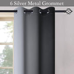 SimpleHome Ombre Room Darkening Curtains 54 inches Length - Image 4