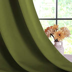 NICETOWN Living Room Blackout Window Curtains Thermal Insulated Solid Grommet - Image 5