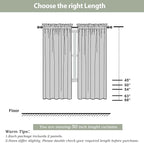 OWENIE Sheer Curtains, Ivory Sheer Curtains 50 Inch Length 2 Panels Set - Image 2