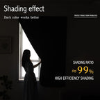 Self Adhesive Curtains, Stick Curtain Blackout Shades Window Cover Curtains - Image 4