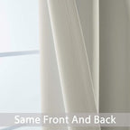 Yakamok Blackout Curtains Room Darkening Thermal Insulated Window Panels - Image 3