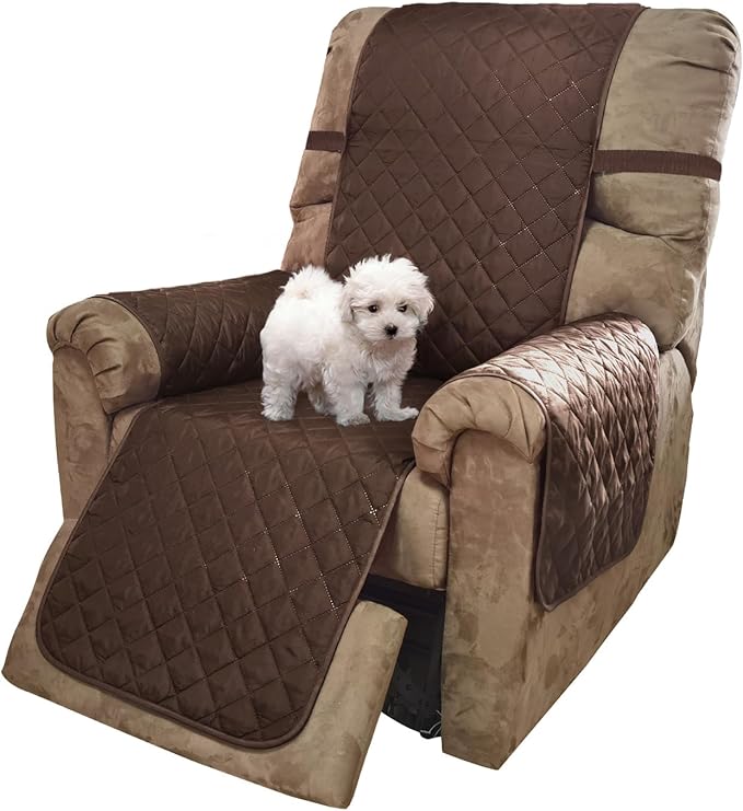 U-NICE HOME Recliner Chair Covers Reversible Quilted Water Repellent Pet by U-NICEHOME