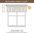 Chyhomenyc Blackout Valances for Windows, Short Window Valance Curtains for - Image 3