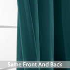 Yakamok Blackout Curtains for Bedroom 2 Panels Set Thermal Insulated Room - Image 4