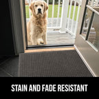 GORILLA GRIP® Ultra Absorbent Front Door Mat Outside Entrance 47x35, Traps Dirt - Image 9