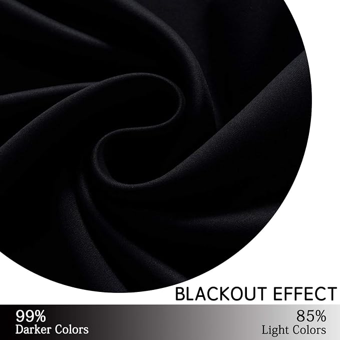 Yakamok Blackout Curtains for Bedroom - Image 6