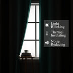Estelar Textiler Full Room Darkening Gradient Blackout Curtains 96 Inch Length - Image 3