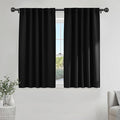 PONY DANCE Short Blackout Curtains 54 Inches Long, Room Darkening Curtains by PONYDANCE